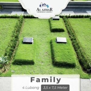 harga tanah pemakaman al azhar tipe family